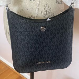 Michael Kors black Briley small crossbody purse